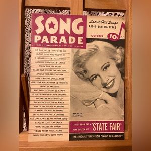 Song Parade - Radio, Screen, Stage - Words and Lyrics - State Fair - October